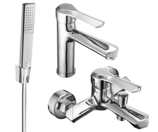 Mexen Sabre R72 zestaw wannowy, chrom - 72103R72-00