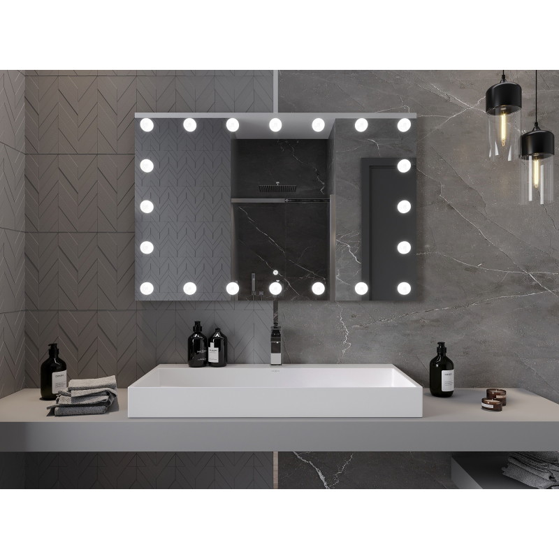 Mexen Dona lustro łazienkowe podświetlane 120 x 80 cm, LED 6000K, antypara - 9818-120-080-611-00