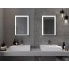 Mexen Miko lustro łazienkowe podświetlane 50 x 70 cm, LED 6000K, antypara - 9819-050-070-611-00