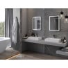 Mexen Miko lustro łazienkowe podświetlane 50 x 70 cm, LED 6000K, antypara - 9819-050-070-611-00