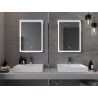 Mexen Miko lustro łazienkowe podświetlane 60 x 80 cm, LED 6000K, antypara - 9819-060-080-611-00
