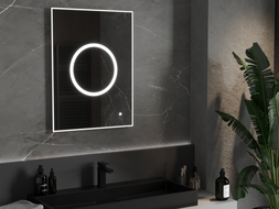 Mexen Koga lustro łazienkowe podświetlane 60 x 80 cm, LED 6000K, antypara - 9821-060-080-611-00