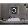 Mexen Koga lustro łazienkowe podświetlane 80 x 60 cm, LED 6000K, antypara - 9821-080-060-611-00