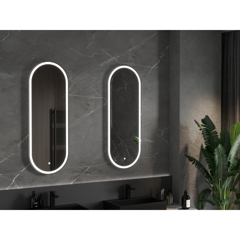 Mexen Bono lustro łazienkowe podświetlane 45 x 120 cm, LED 6000K, antypara - 9816-045-120-611-00