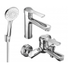 Mexen Sabre R74 zestaw wannowy, chrom - 72103R74-00