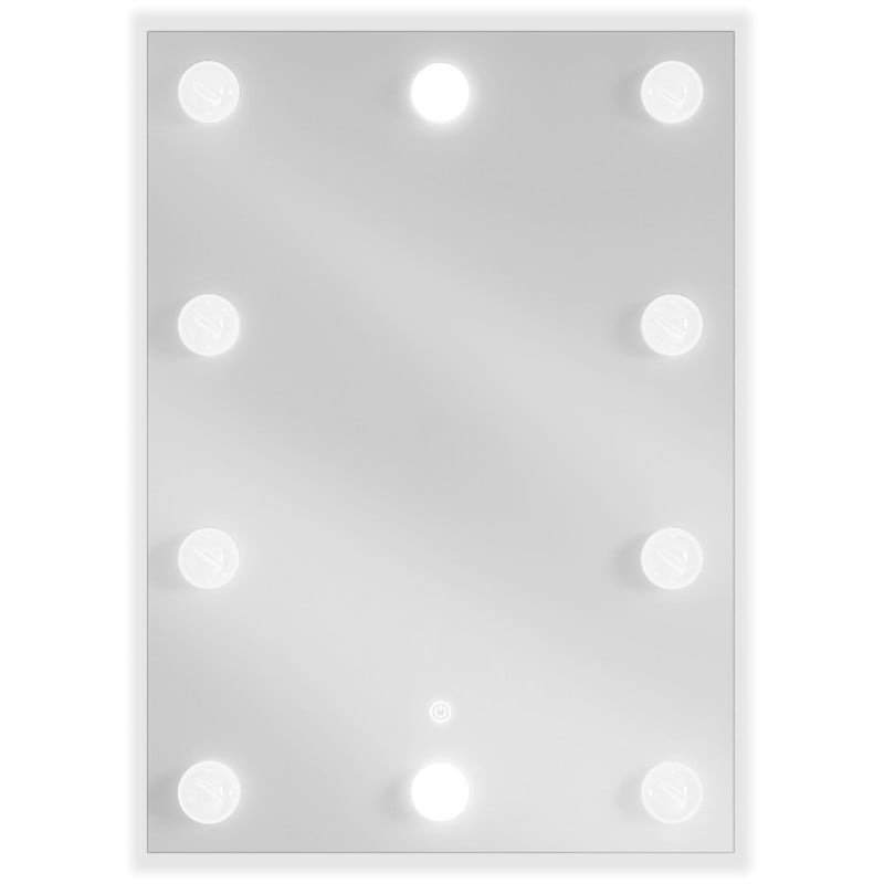 Mexen Dona lustro łazienkowe podświetlane 50 x 70 cm, LED 6000K, antypara - 9818-050-070-611-00