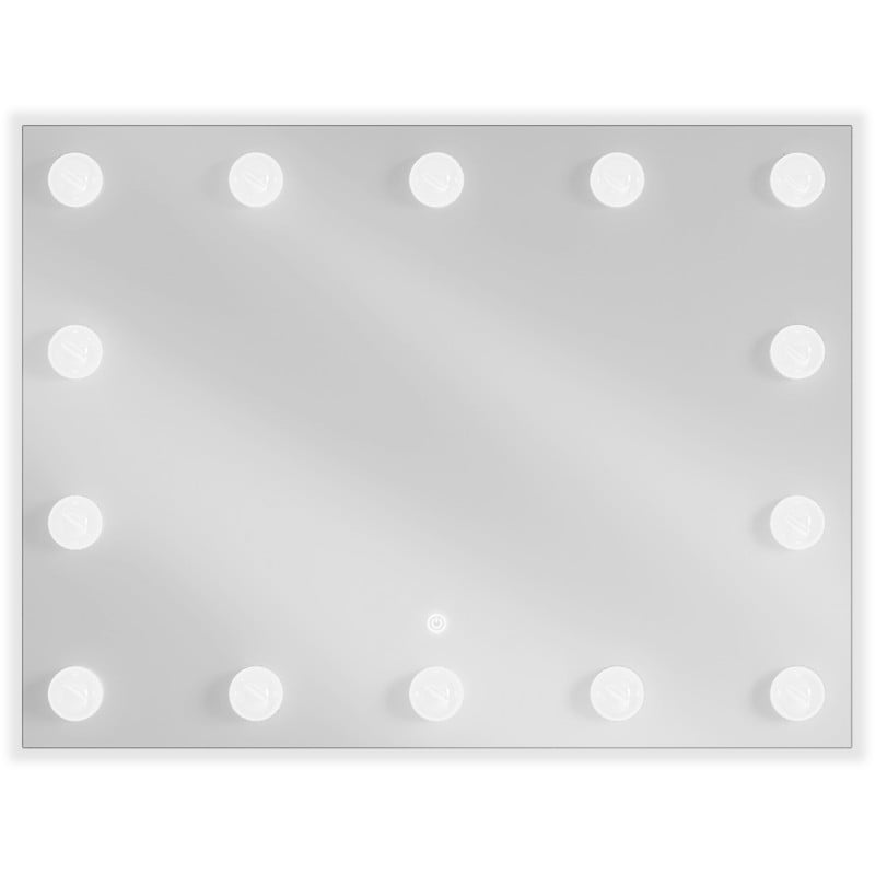 Mexen Dona lustro łazienkowe podświetlane 80 x 60 cm, LED 6000K, antypara - 9818-080-060-611-00