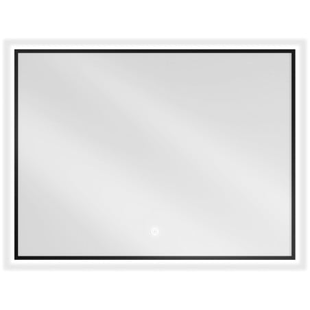 Mexen Erma lustro łazienkowe podświetlane 80 x 60 cm, LED 6000K, antypara, rama czarna  - 9814-080-060-611-70