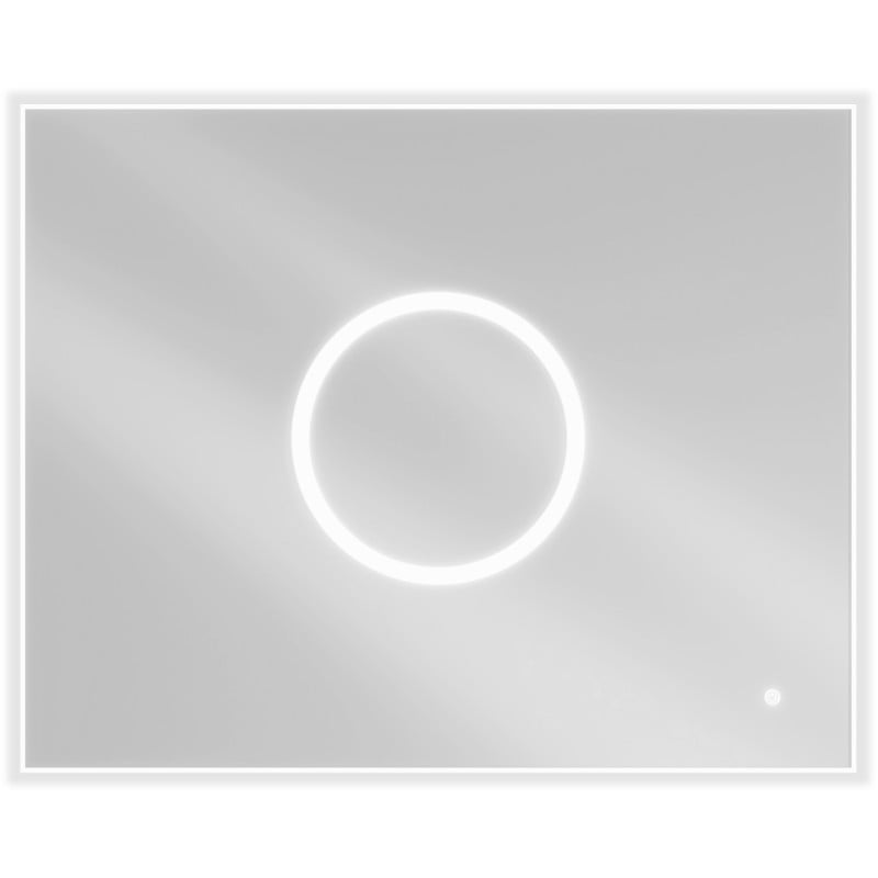 Mexen Koga lustro łazienkowe podświetlane 100 x 80 cm, LED 6000K, antypara - 9821-100-080-611-00