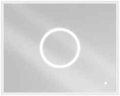 Mexen Koga lustro łazienkowe podświetlane 100 x 80 cm, LED 6000K, antypara - 9821-100-080-611-00