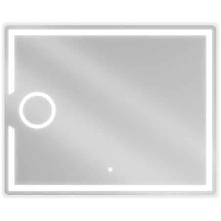 Mexen Onyx lustro łazienkowe podświetlane z lusterkiem kosmetycznym 100 x 80 cm, LED 6000K, antypara - 9813-100-080-611-00
