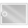Mexen Onyx lustro łazienkowe podświetlane z lusterkiem kosmetycznym 100 x 80 cm, LED 6000K, antypara - 9813-100-080-611-00
