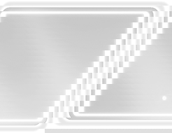 Mexen Zusa lustro łazienkowe podświetlane 80 x 60 cm, LED 6000K, antypara - 9808-080-060-611-00