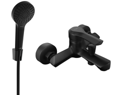 Mexen Sabre R05 bateria wannowa z zestawem prysznicowym, czarna - 7213R05-70