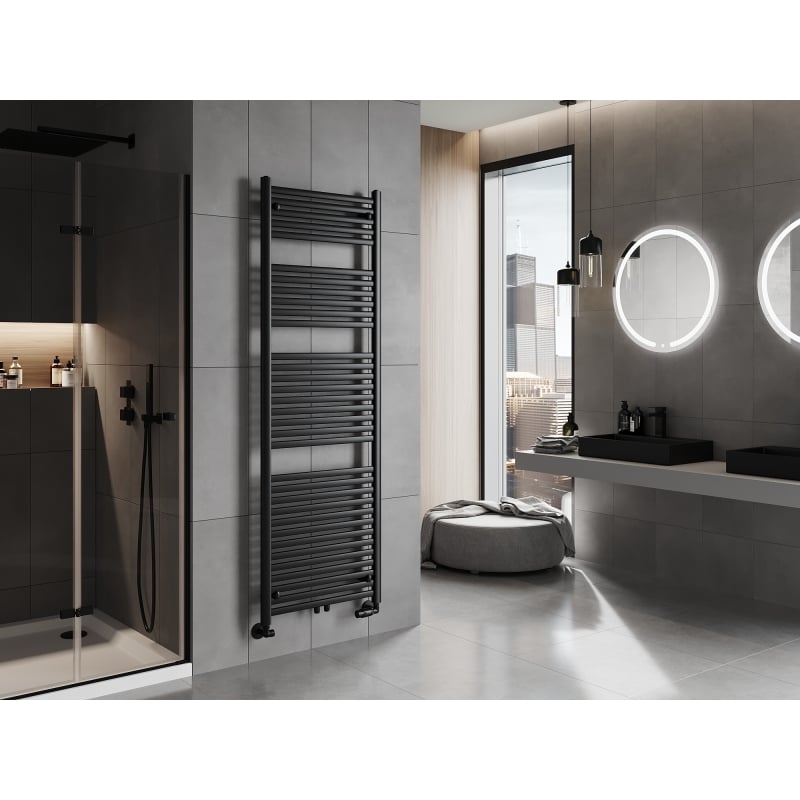 Mexen Hades grzejnik łazienkowy 1800 x 600 mm, 1000 W, czarny - W104-1800-600-00-70