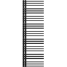 Mexen Neptun grzejnik łazienkowy dekoracyjny 1600 x 500 mm, 662 W, czarny - W101-1600-500-00-70