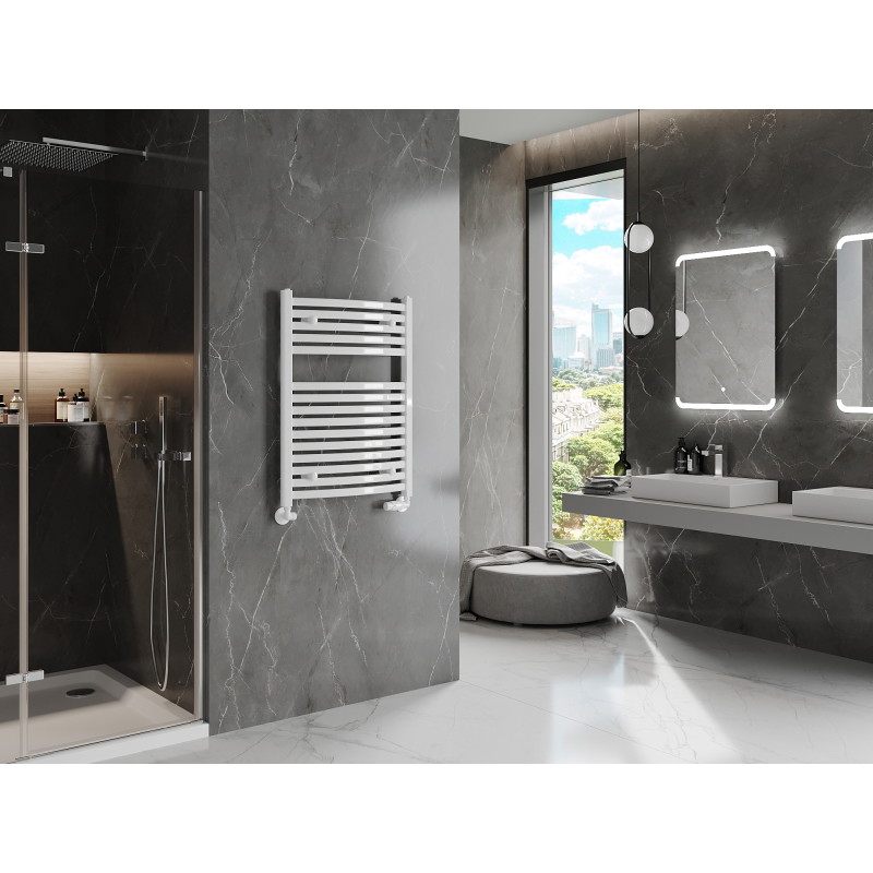 Mexen Helios grzejnik łazienkowy 800 x 600 mm, 448 W, biały - W103-0800-600-00-20