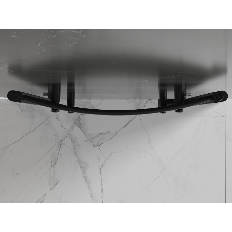 Mexen Helios grzejnik łazienkowy 800 x 600 mm, 448 W, czarny - W103-0800-600-00-70