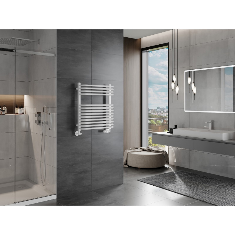 Mexen Apollo grzejnik łazienkowy 660 x 550 mm, 386 W, biały - W117-0660-550-00-20