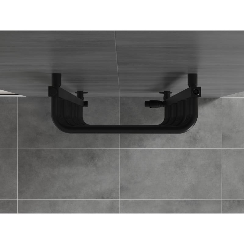 Mexen Apollo grzejnik łazienkowy 860 x 450 mm, 424 W, czarny - W117-0860-450-00-70