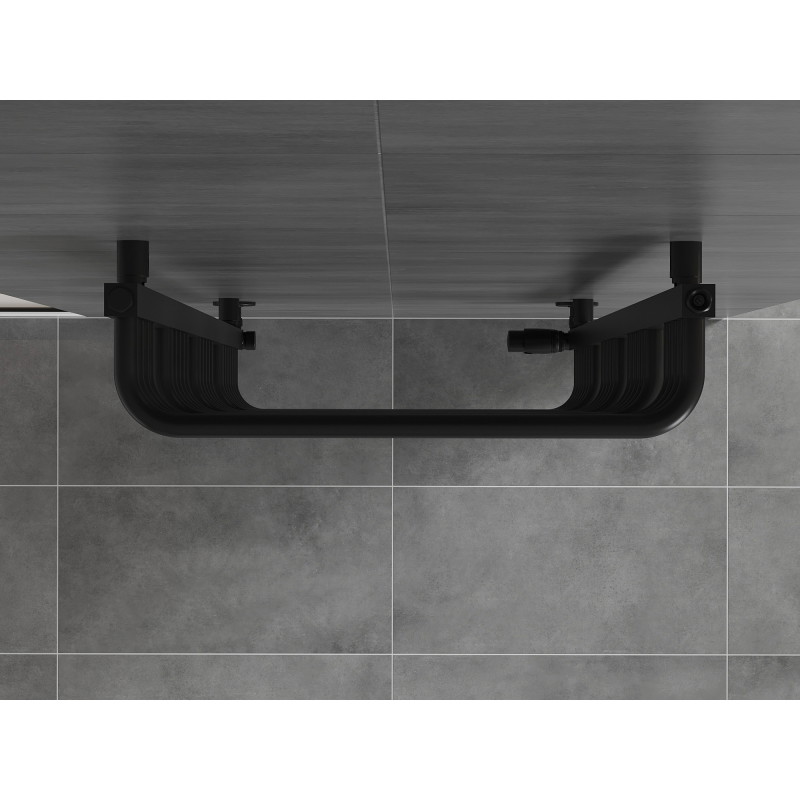 Mexen Apollo grzejnik łazienkowy 860 x 550 mm, 481 W, czarny - W117-0860-550-00-70