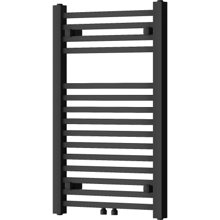 Mexen Pluton grzejnik łazienkowy 800 x 500 mm, 410 W, czarny  - W106-0800-500-00-70