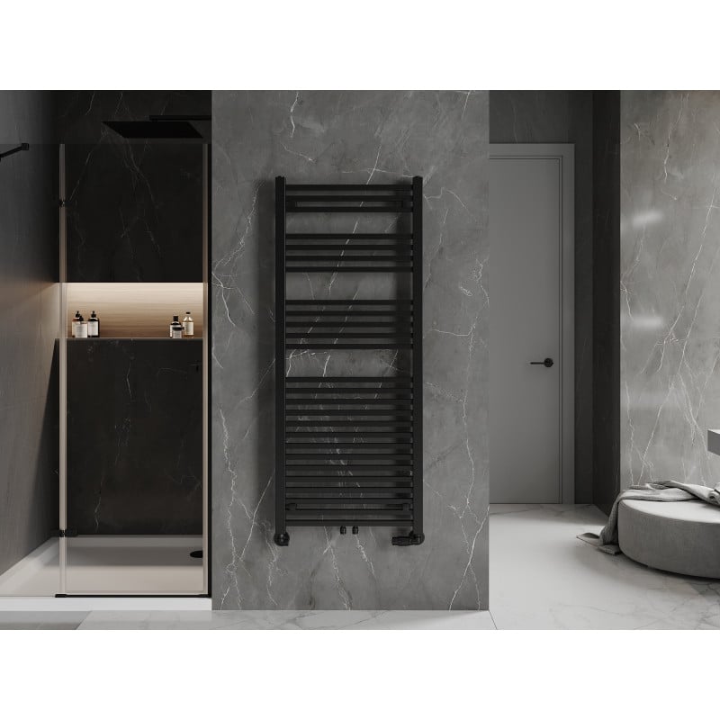 Mexen Pluton grzejnik łazienkowy 1450 x 600 mm, 835 W, czarny - W106-1450-600-00-70