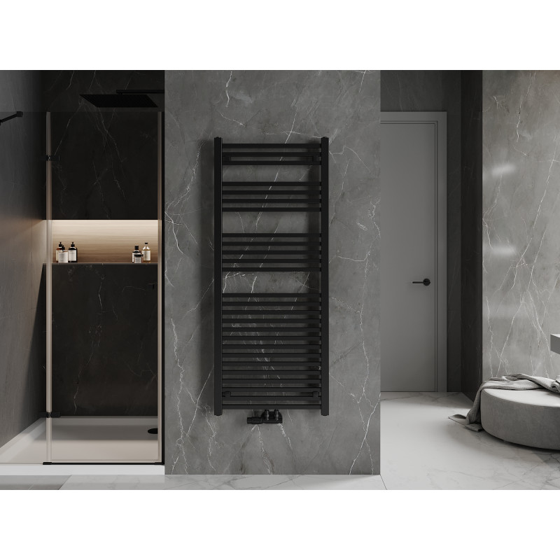 Mexen Pluton grzejnik łazienkowy 1450 x 600 mm, 835 W, czarny - W106-1450-600-00-70