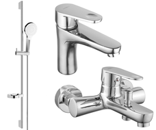 Mexen Kama DS05 zestaw wannowy, chrom - 72503DS05-00