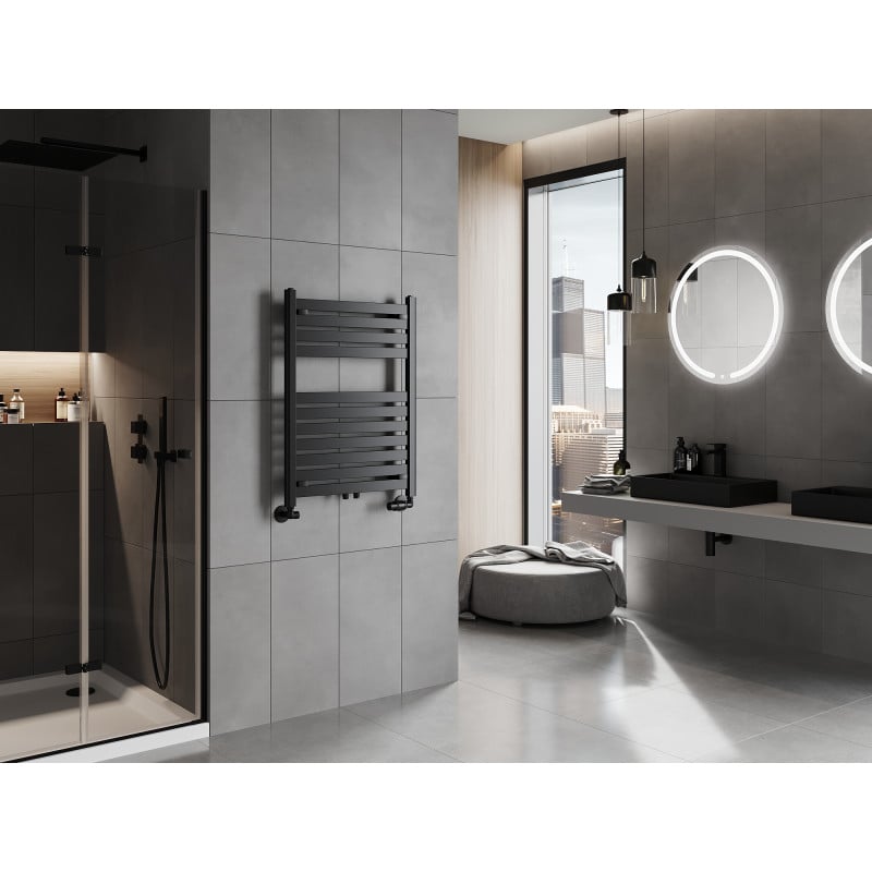 Mexen Uran grzejnik łazienkowy 800 x 600 mm, 425 W, czarny - W105-0800-600-00-70