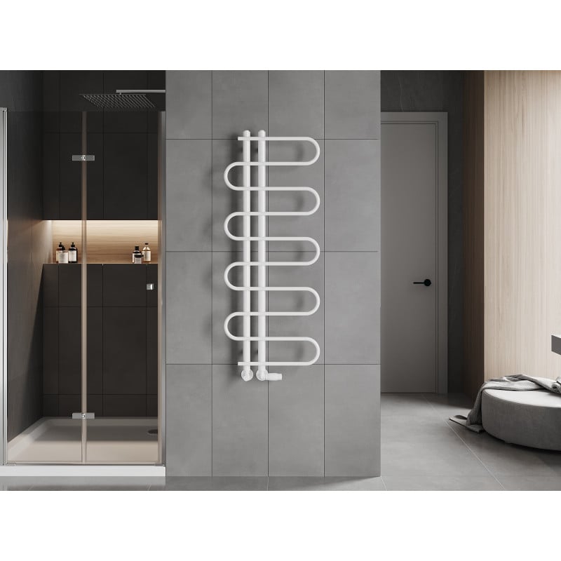 Mexen Kiso grzejnik łazienkowy dekoracyjny 1250 x 500 mm, 256 W, biały - W114-1250-500-00-20