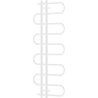 Mexen Kiso grzejnik łazienkowy dekoracyjny 1250 x 500 mm, 256 W, biały - W114-1250-500-00-20