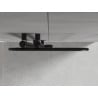 Mexen Kiso grzejnik łazienkowy dekoracyjny 1250 x 500 mm, 256 W, czarny - W114-1250-500-00-70