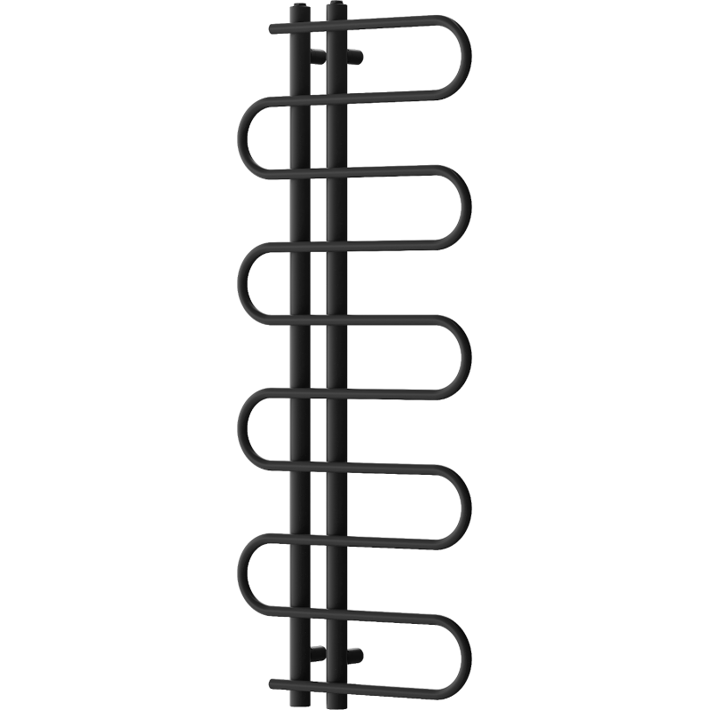 Mexen Kiso grzejnik łazienkowy dekoracyjny 1250 x 500 mm, 256 W, czarny - W114-1250-500-00-70