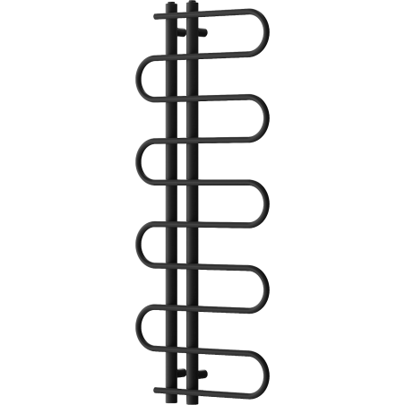 Mexen Kiso grzejnik łazienkowy dekoracyjny 1250 x 500 mm, 256 W, czarny - W114-1250-500-00-70