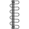 Mexen Kiso grzejnik łazienkowy dekoracyjny 1250 x 500 mm, 256 W, czarny - W114-1250-500-00-70