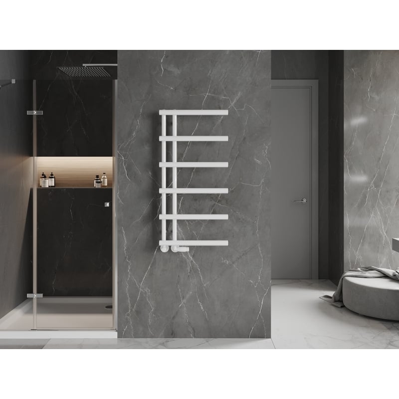 Mexen Jukon grzejnik łazienkowy dekoracyjny 988 x 500 mm, 461 W, biały - W116-0988-500-00-20