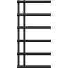 Mexen Jukon grzejnik łazienkowy dekoracyjny 988 x 500 mm, 461 W, czarny - W116-0988-500-00-70