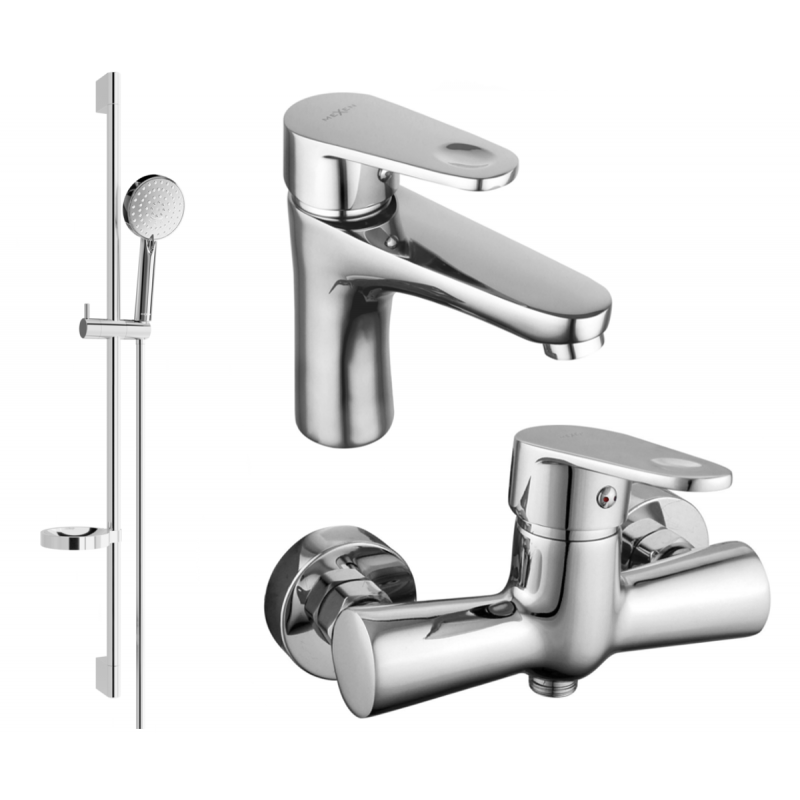 Mexen Kama DS75 zestaw prysznicowy, chrom - 72504DS75-00