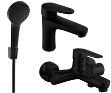 Mexen Kama R05 zestaw wannowy, czarny - 72503R05-70