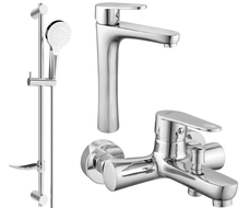 Mexen Kama DF05 zestaw wannowy, chrom - 72513DF05-00