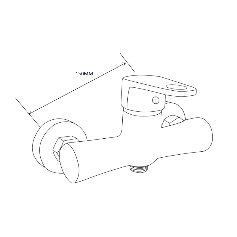 Mexen Kama DF75 zestaw prysznicowy, chrom - 72514DF75-00