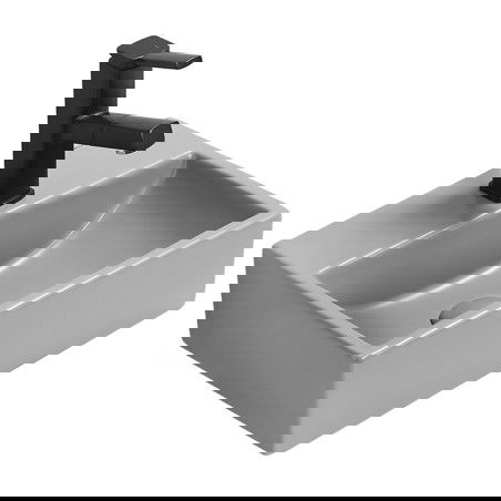 Mexen Mini umywalka nablatowa 40 x 30 cm, szara jasna mat - 21094061