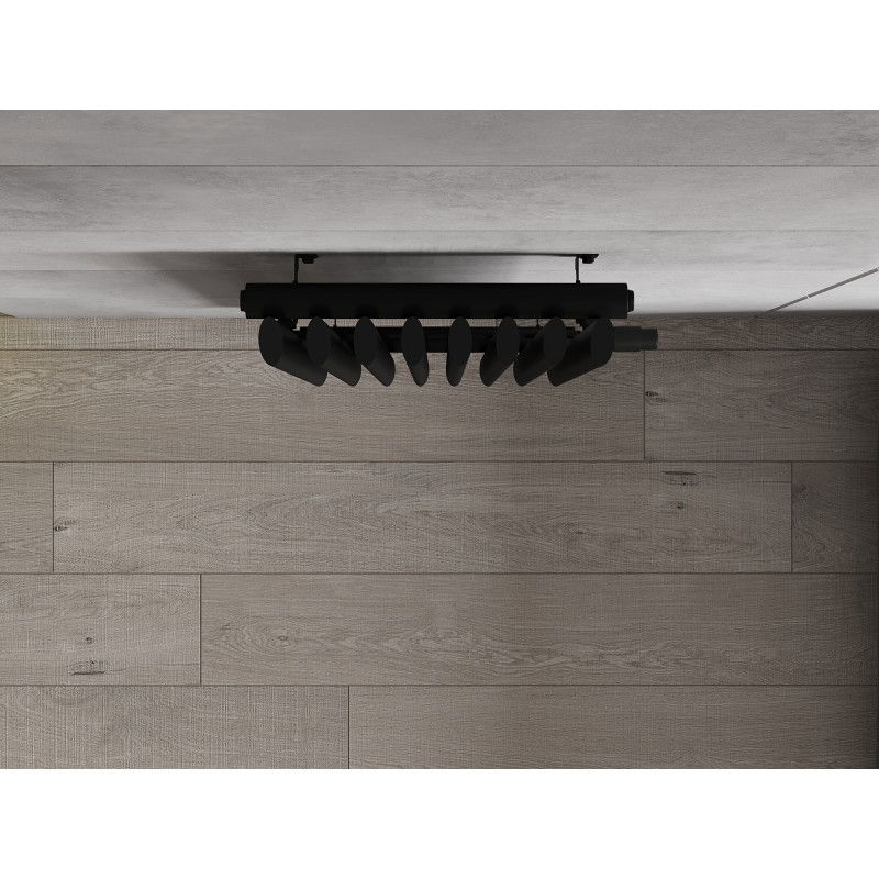 Mexen Atlanta grzejnik dekoracyjny 1200 x 405 mm, 646 W, czarny - W211-1200-405-00-70