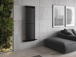 Mexen Atlanta grzejnik dekoracyjny 1500 x 460 mm, 894 W, czarny - W211-1500-460-00-70