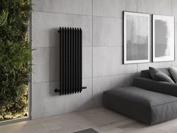 Mexen Aurora grzejnik dekoracyjny 1200 x 450 mm, 917 W, czarny - W212-1200-450-00-70