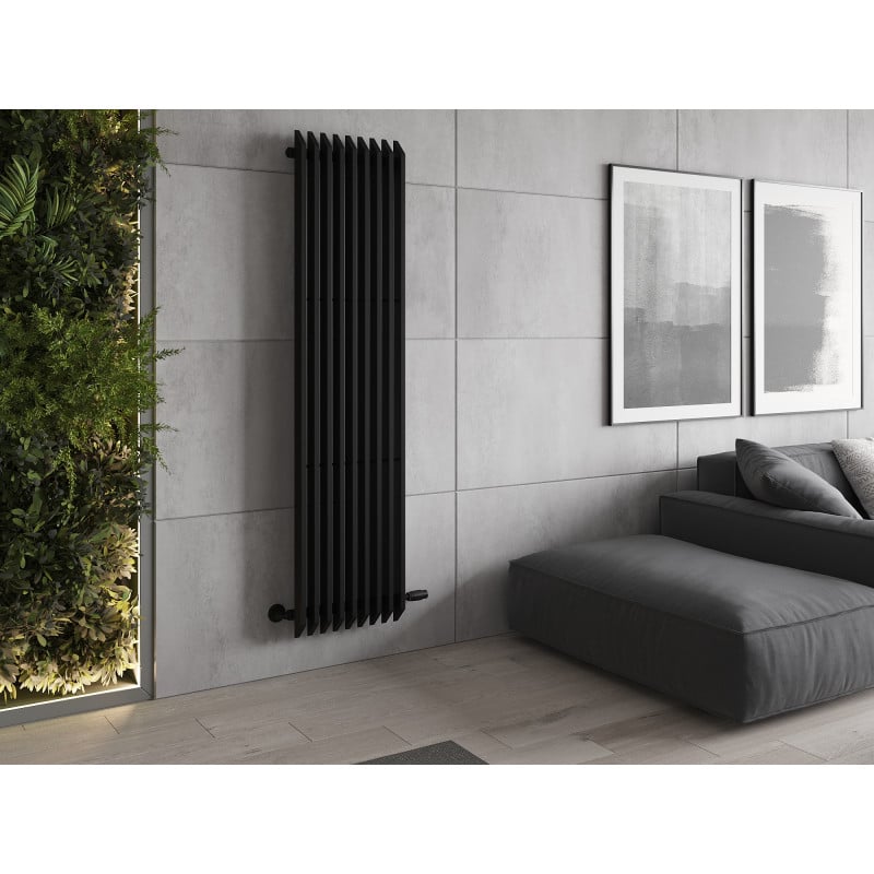 Mexen Aurora grzejnik dekoracyjny 1800 x 450 mm, 1347 W, czarny - W212-1800-450-00-70