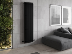 Mexen Aurora grzejnik dekoracyjny 1800 x 450 mm, 1347 W, czarny - W212-1800-450-00-70