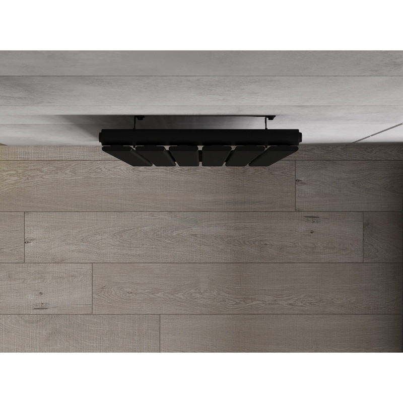 Mexen Boston grzejnik dekoracyjny 1200 x 452 mm, 611 W, czarny - W213-1200-452-00-70