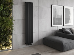 Mexen Boston grzejnik dekoracyjny 1800 x 376 mm, 740 W, czarny - W213-1800-376-01-70